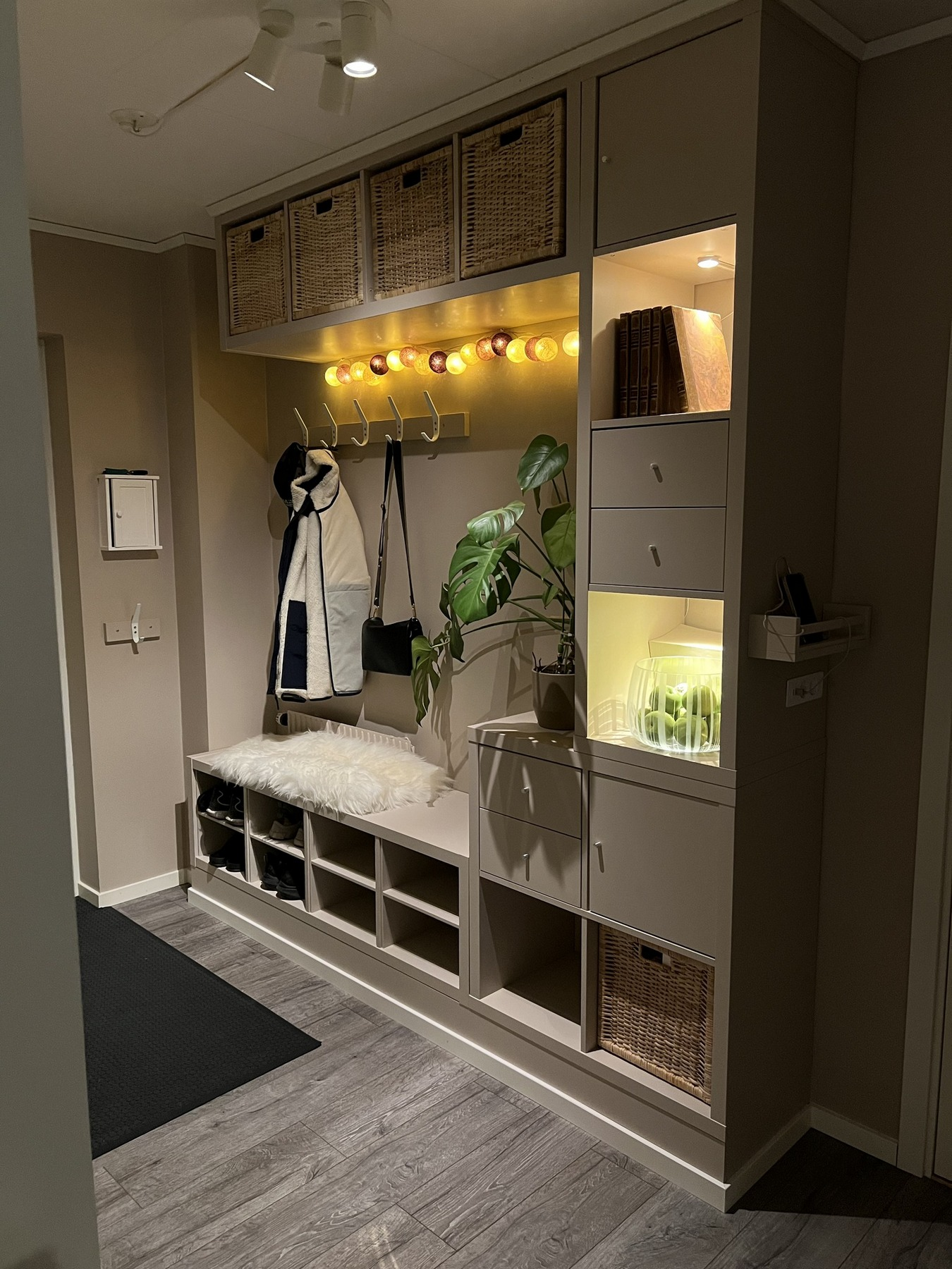 IKEA Kallax Hallway Storage Hack – A Smart Entryway Storage Project