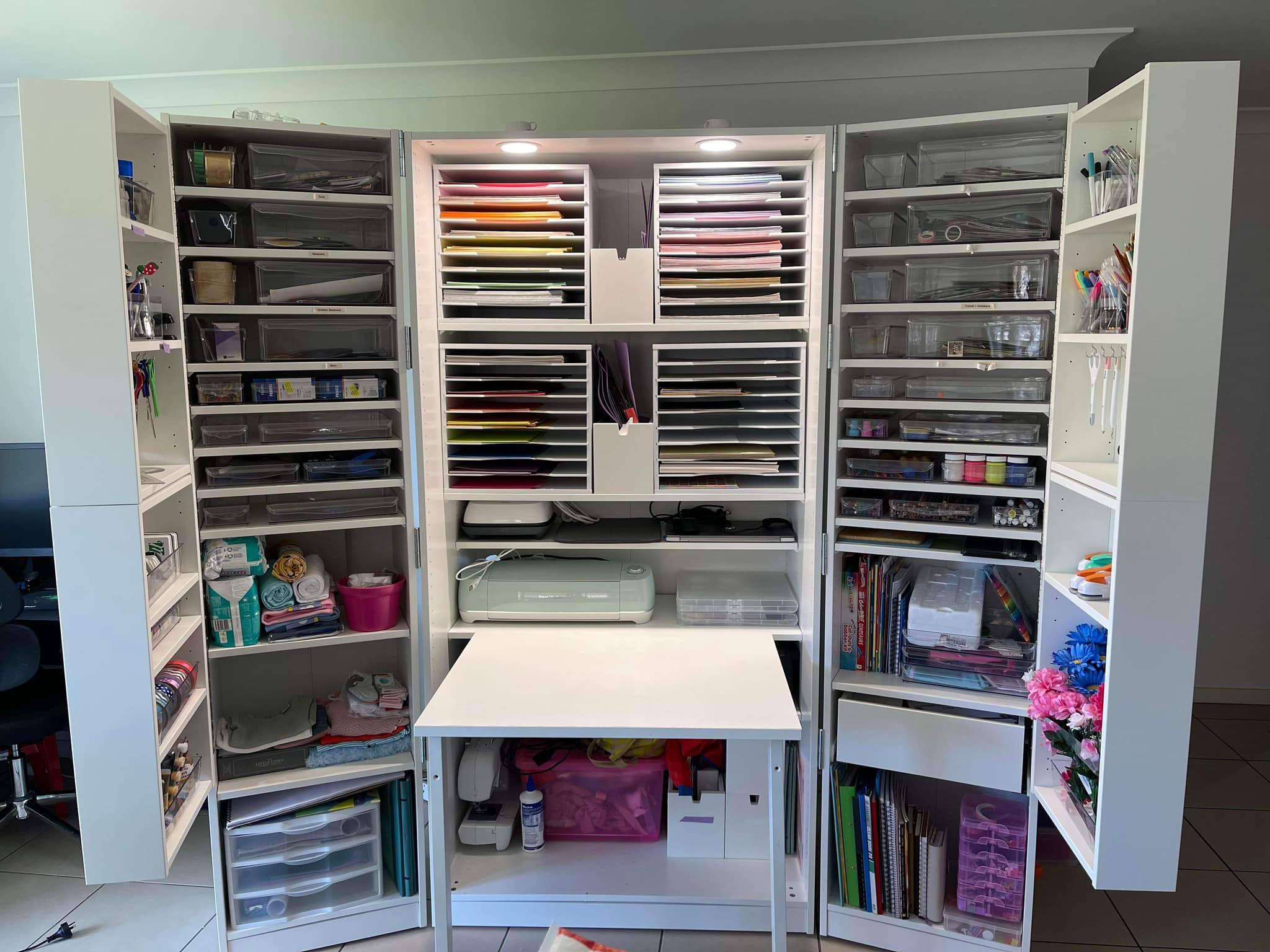 Elegant Craft Storage Cupboard Inspiration