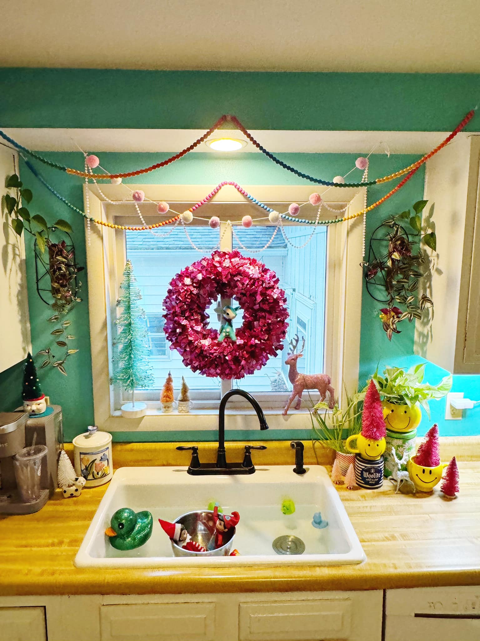 A Joy-Soaked Rainbow Christmas Filled With Vintage Magic