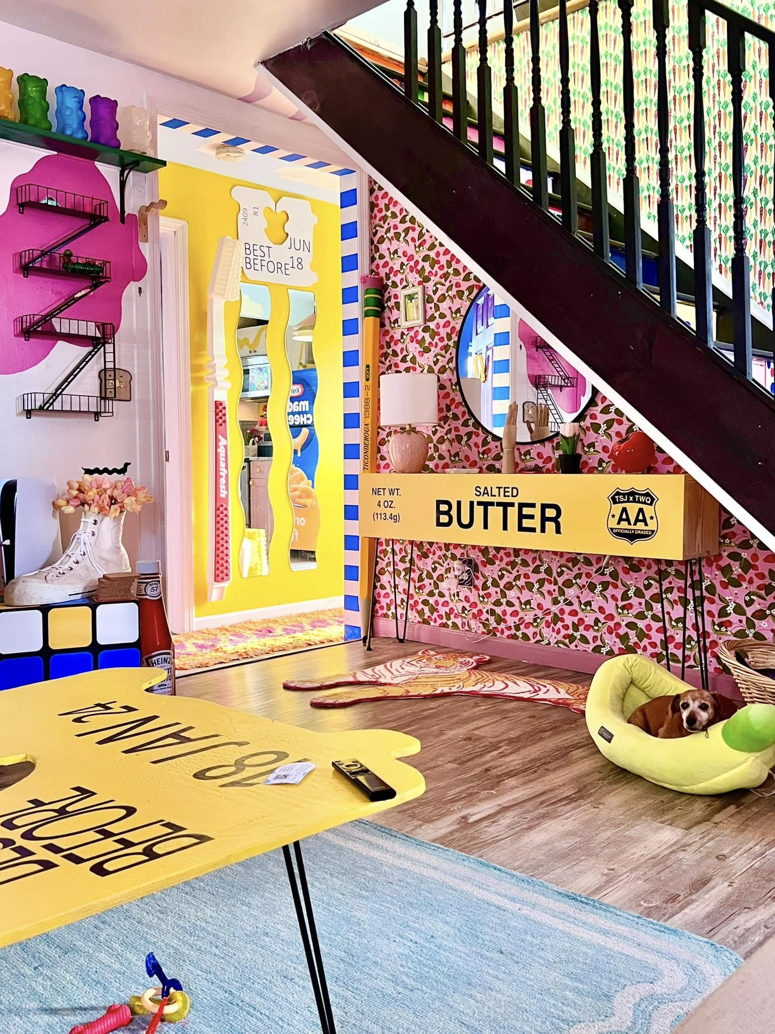 A Joy-Splashed Home Filled With Handmade Whimsy