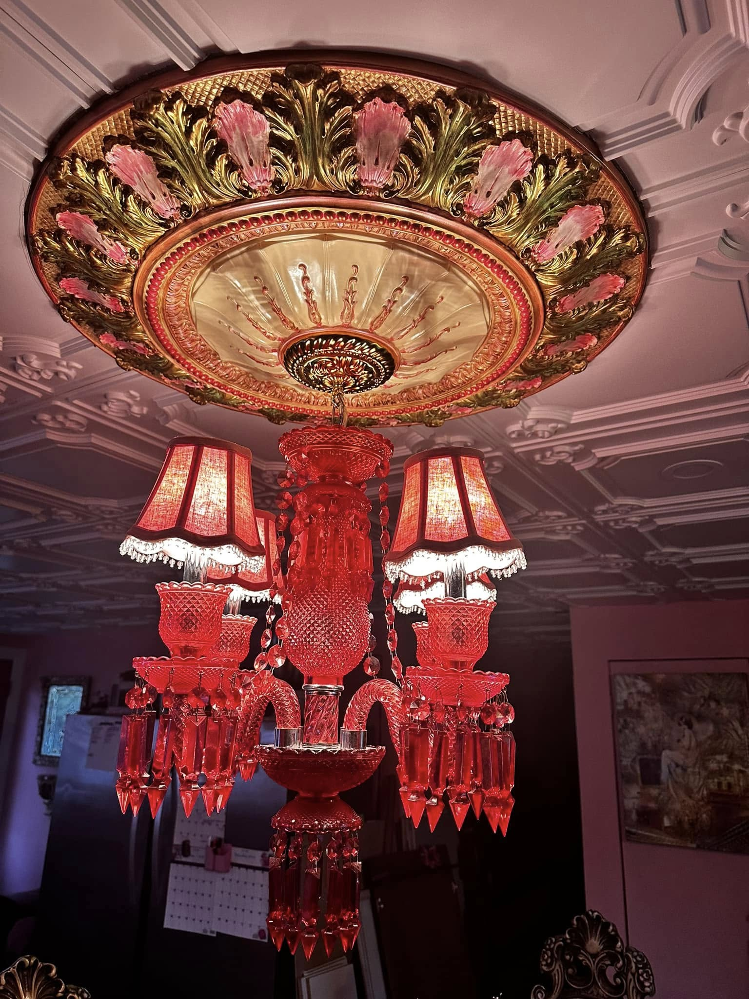 The Pink Palace Ceiling That Dances with Light