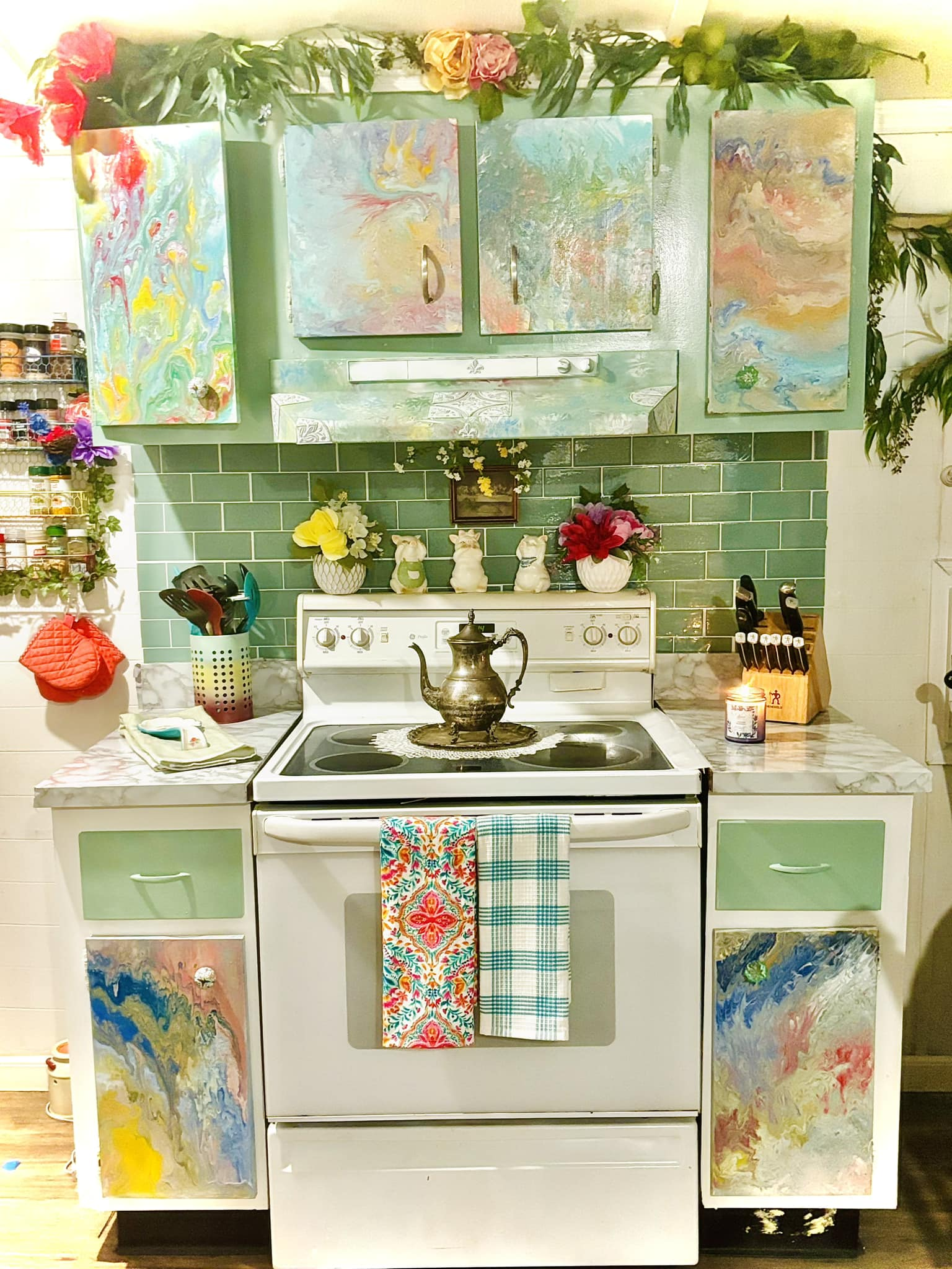 A Whimsical Kitchen Filled With Color and Heart