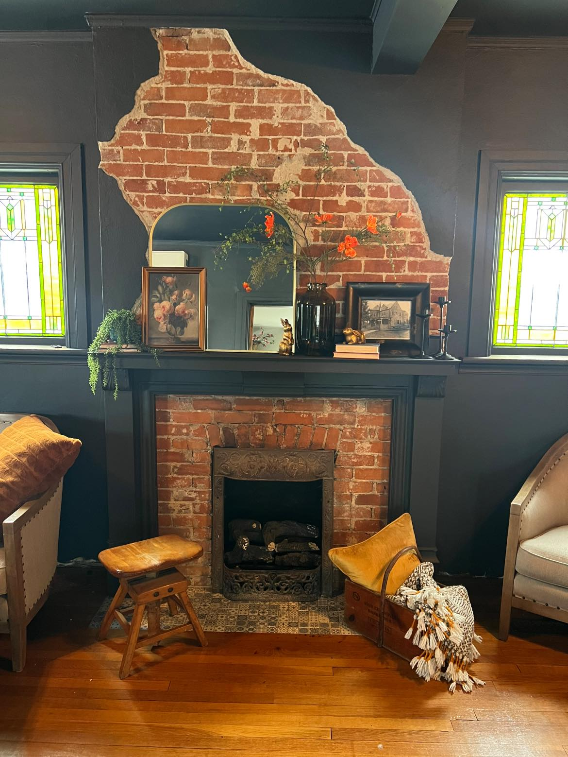 Victorian Spring Fireplace Charm