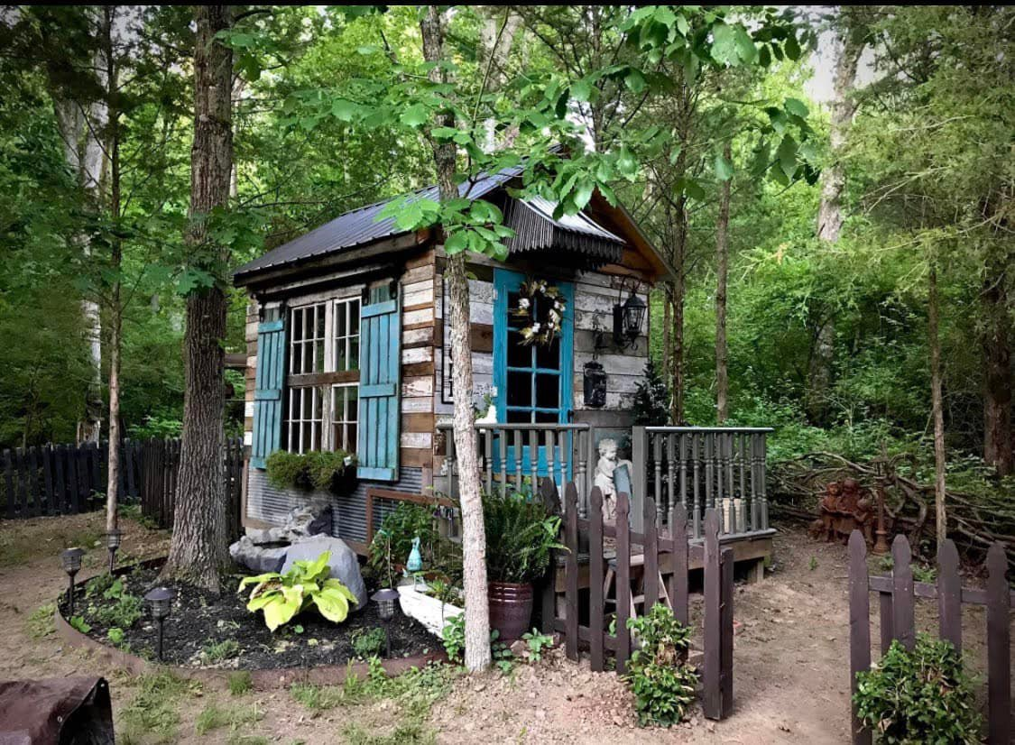 Rustic Eclectic Log Cabin by Lisa Ann