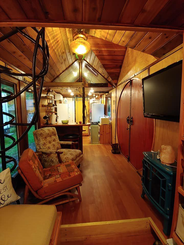 Tiny House Design with Handcrafted Rustic Charm